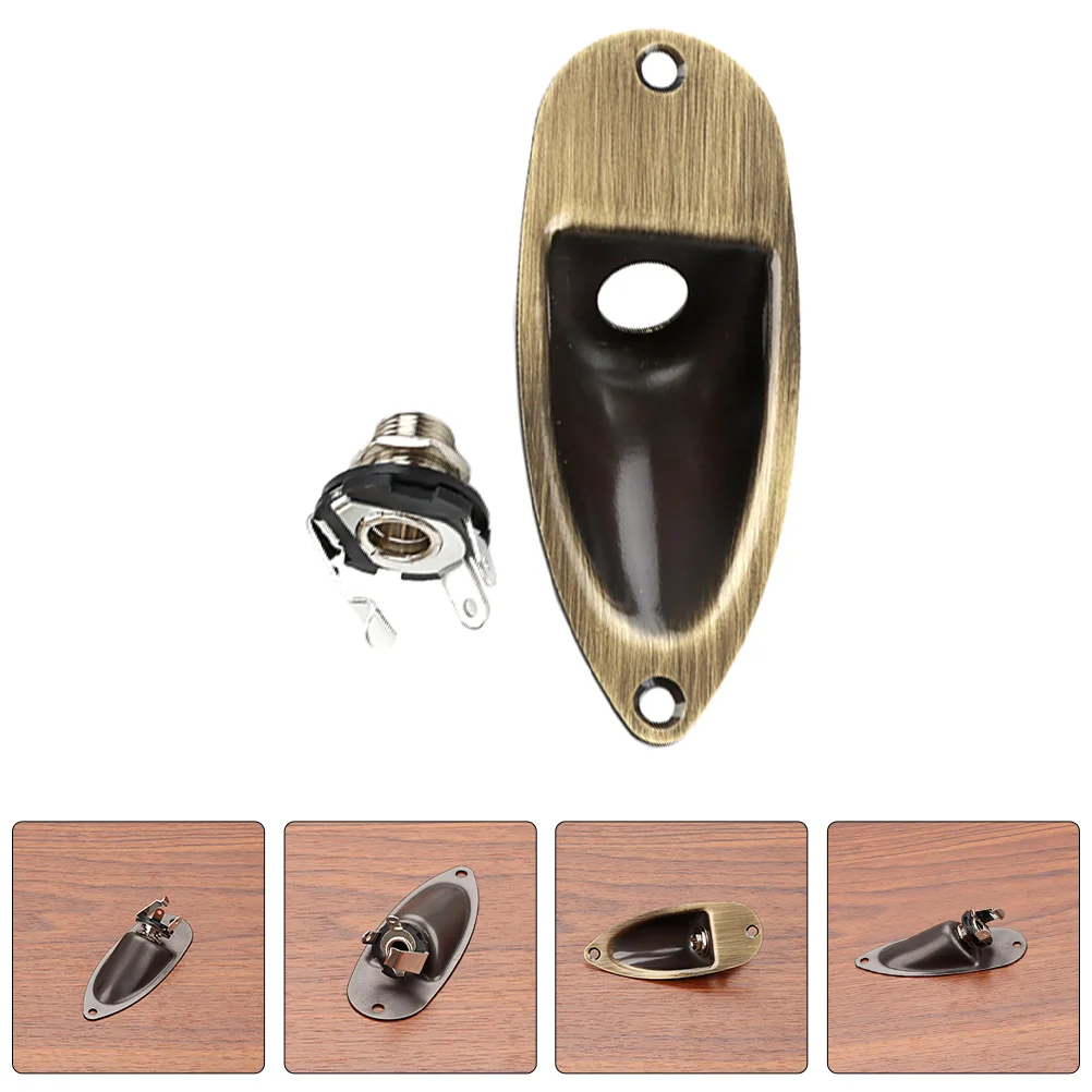 

Guitar Jack Plate Cover Input Electric Parts Hardware Kit Tightening Tool Output Accessories Replacement Tools