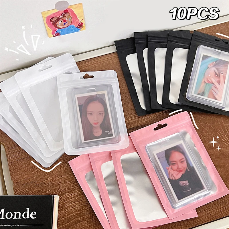 10PCS Card Photocard Storage Bag Color Matte Transparent Ziplock Bag Gift Packaging Bag Sticker Card Sleeve Packaging Bag
10PCS Card Photocard Storage Bag Color Matte Transparent Ziplock Bag Gift Packaging Bag Sticker Card Sleeve Packaging Bag