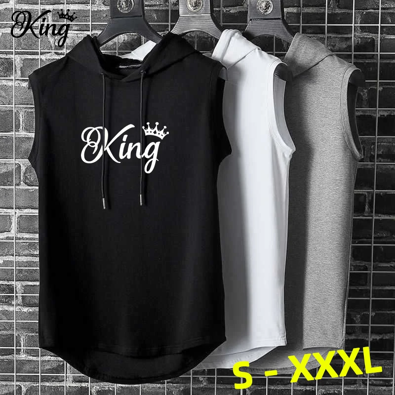 New King Men's Workout Tank Top Sleeveless Get Fit Hooded Cut Off Shirt Lace-up Bodybuilding Muscle T Shirts S-3XL
New King Men's Workout Tank Top Sleeveless Get Fit Hooded Cut Off Shirt Lace-up Bodybuilding Muscle T Shirts S-3XL
