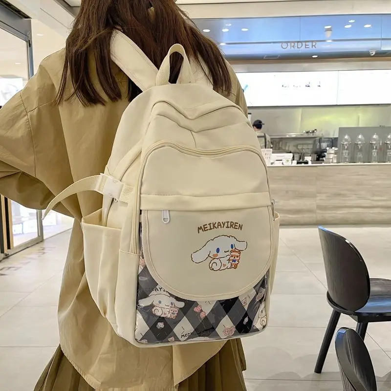Cute Cartoon Cinnamoroll Mochila Anime Sanrio Schoolbag Men's and Women's Backpack Student Large-capacity Student Party Backpack
Cute Cartoon Cinnamoroll Mochila Anime Sanrio Schoolbag Men's and Women's Backpack Student Large-capacity Student Party Backpack
