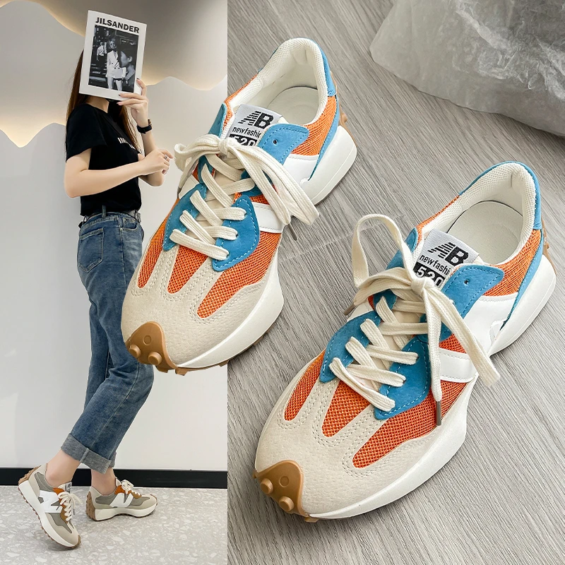 Women Spring New Brand Sneakers Sport Casual Sneakers Wlaking Balance Fashion Girl Luxury Flats Pu Non-slip Breathable 327 Shoes
Women Spring New Brand Sneakers Sport Casual Sneakers Wlaking Balance Fashion Girl Luxury Flats Pu Non-slip Breathable 327 Shoes