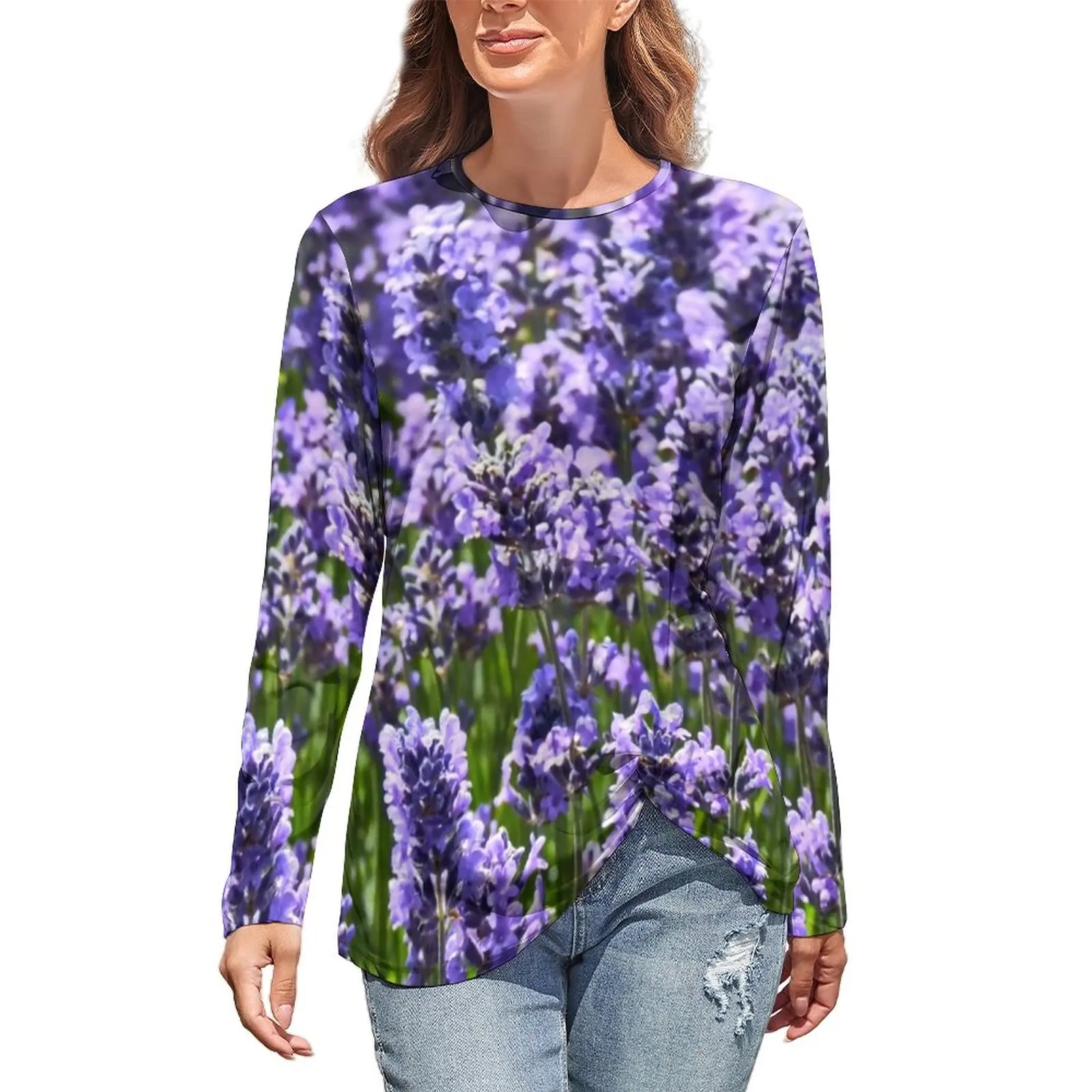 Lovely Lavender T-Shirts England Nature Purple Flowers Classic Long Sleeve T-Shirt Funny Printed Tee Shirt Tops Big Size 4XL 5XL
Lovely Lavender T-Shirts England Nature Purple Flowers Classic Long Sleeve T-Shirt Funny Printed Tee Shirt Tops Big Size 4XL 5XL