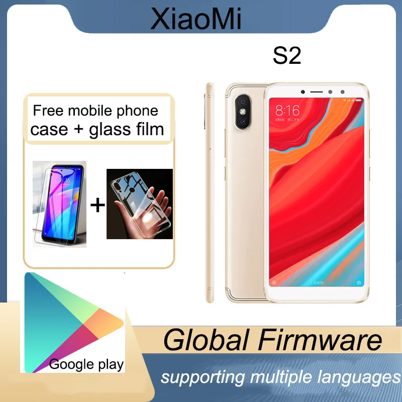 

smartphone 4GB+64GB Xiaomi Redmi S2 / Redmi Y2 16MP 5.99" 3080mAh Snapdragon 625 Android Cellphone 4G LTE Mobile phone