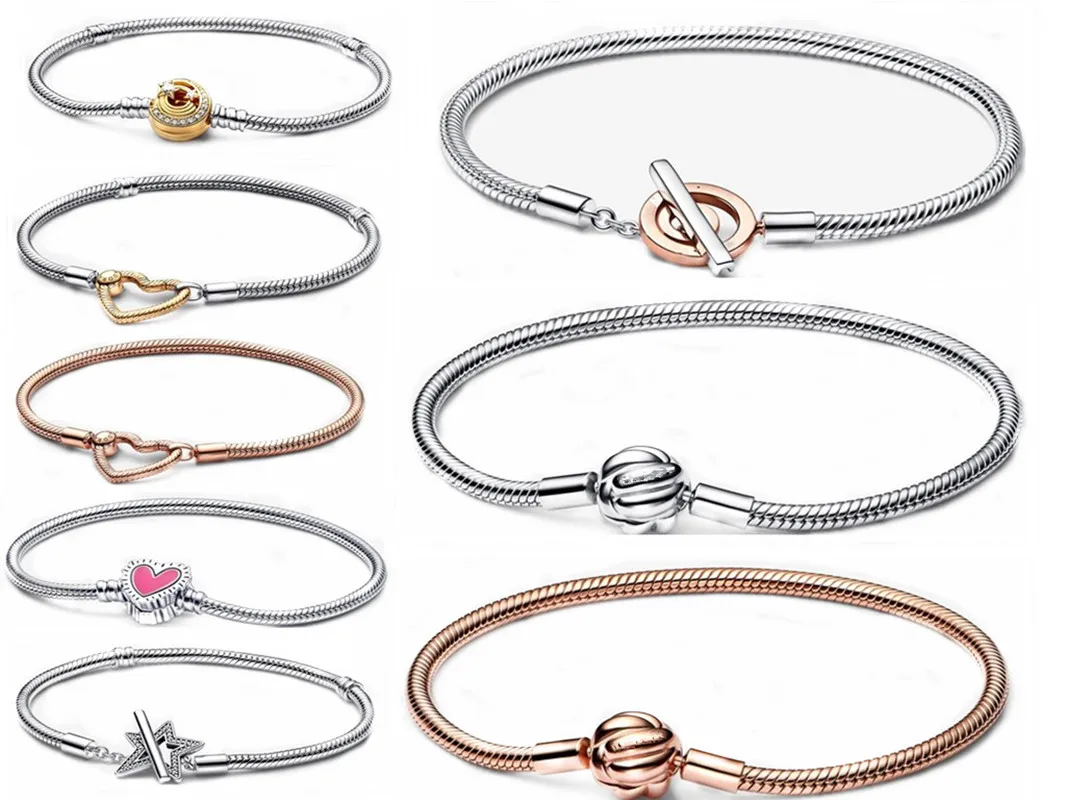 Fashion Jewelry Gifts For Women Bracelets DIY Designer Charms Fit Original Jewellery 925 Sterling Silver Handmade Bangle
Fashion Jewelry Gifts For Women Bracelets DIY Designer Charms Fit Original Jewellery 925 Sterling Silver Handmade Bangle
