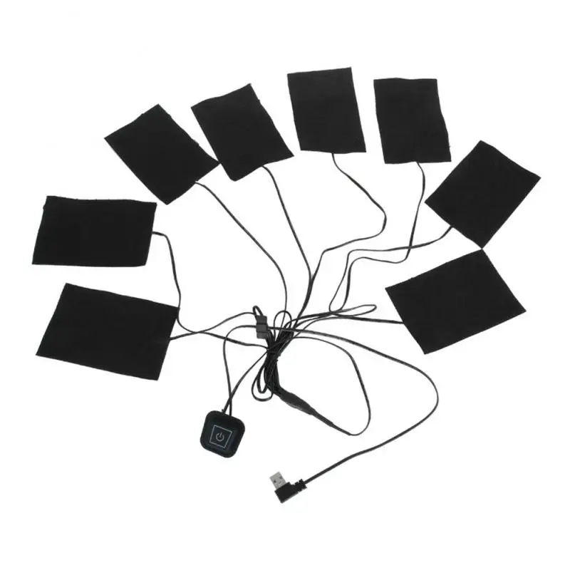 1 Set USB Electric Heated Jacket Heating Pad Outdoor Themal Warm Winter Heating Vest Pads For DIY Heated Clothing 5sheet ED
1 Set USB Electric Heated Jacket Heating Pad Outdoor Themal Warm Winter Heating Vest Pads For DIY Heated Clothing 5sheet ED