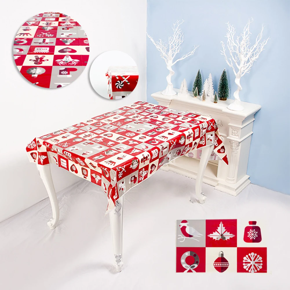 Christmas Rectangular Tablecloth PVC Christmas Decoration 2023 For Home Table Cover Navidad Natal Noel Xmas Gifts New Year 2024
Christmas Rectangular Tablecloth PVC Christmas Decoration 2023 For Home Table Cover Navidad Natal Noel Xmas Gifts New Year 2024