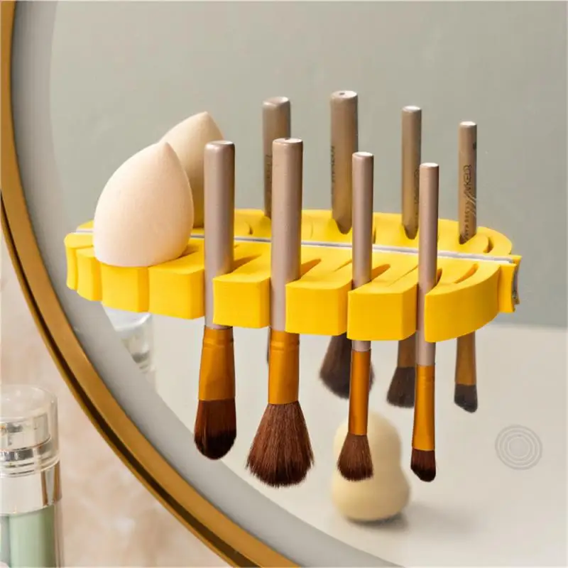 1pc Leaf Shape Makeup Brush Drying Rack 6 Branches Wall-mounted Toothpaste Rack Makeup Pen Holder Cosmetic Brushs Drain Rack
1pc Leaf Shape Makeup Brush Drying Rack 6 Branches Wall-mounted Toothpaste Rack Makeup Pen Holder Cosmetic Brushs Drain Rack