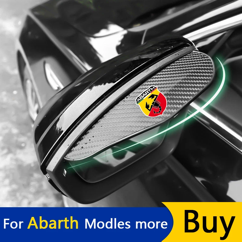 JKHNN Car Rearview Mirror Rain Eyebrow for Abarth Fiat 124 695 XSR 595 Competizione Tuziomo Pista Rainproof Accessories Decor
JKHNN Car Rearview Mirror Rain Eyebrow for Abarth Fiat 124 695 XSR 595 Competizione Tuziomo Pista Rainproof Accessories Decor