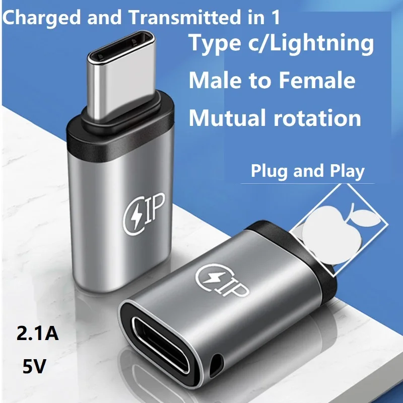 USB C Female to Lightning Male Adapter Type C to Lightning Adapter Lightning Female to USB C Male Adapter Support PD Fast Charge
USB C Female to Lightning Male Adapter Type C to Lightning Adapter Lightning Female to USB C Male Adapter Support PD Fast Charge