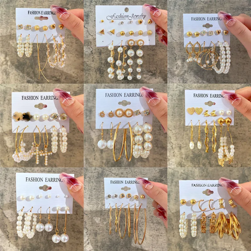 VAGZEB Pearl Twist Hoop Earrings Set Butterfly Acrylic Dangle Earrings for Women Metal Hollow Gold Color Earring Jewelry Gifts 
VAGZEB Pearl Twist Hoop Earrings Set Butterfly Acrylic Dangle Earrings for Women Metal Hollow Gold Color Earring Jewelry Gifts