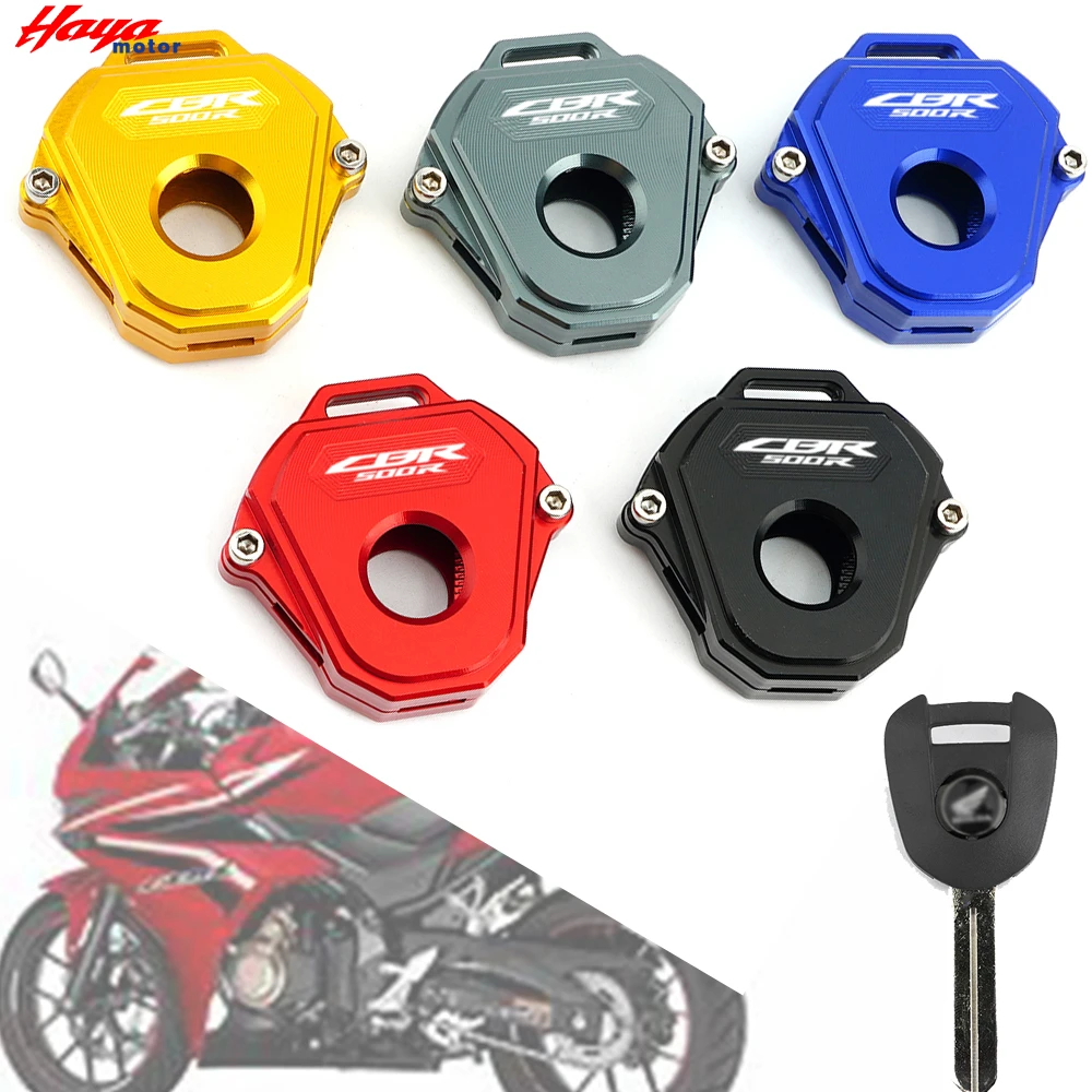Новый алюминиевый модифицированный ключ для HONDA CBR500R CBR500 R CBR 500R 2013-2022, аксессуары для мотоциклетного ключа, защитная крышка 
Новый алюминиевый модифицированный ключ для HONDA CBR500R CBR500 R CBR 500R 2013-2022, аксессуары для мотоциклетного ключа, защитная крышка