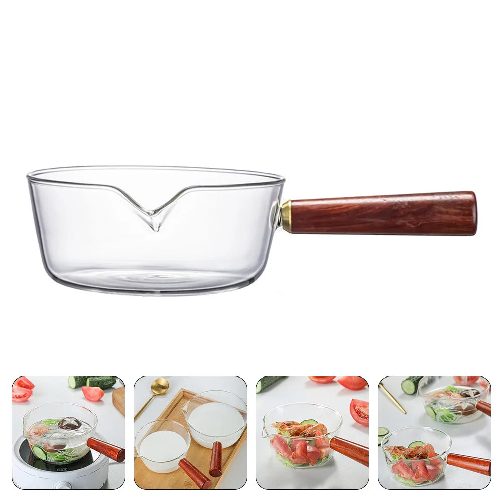 Noodle Pot Chocolate Coffee Household Milk Small Pan Handle Transparent Glass Food Breakfast Baby Home
Noodle Pot Chocolate Coffee Household Milk Small Pan Handle Transparent Glass Food Breakfast Baby Home