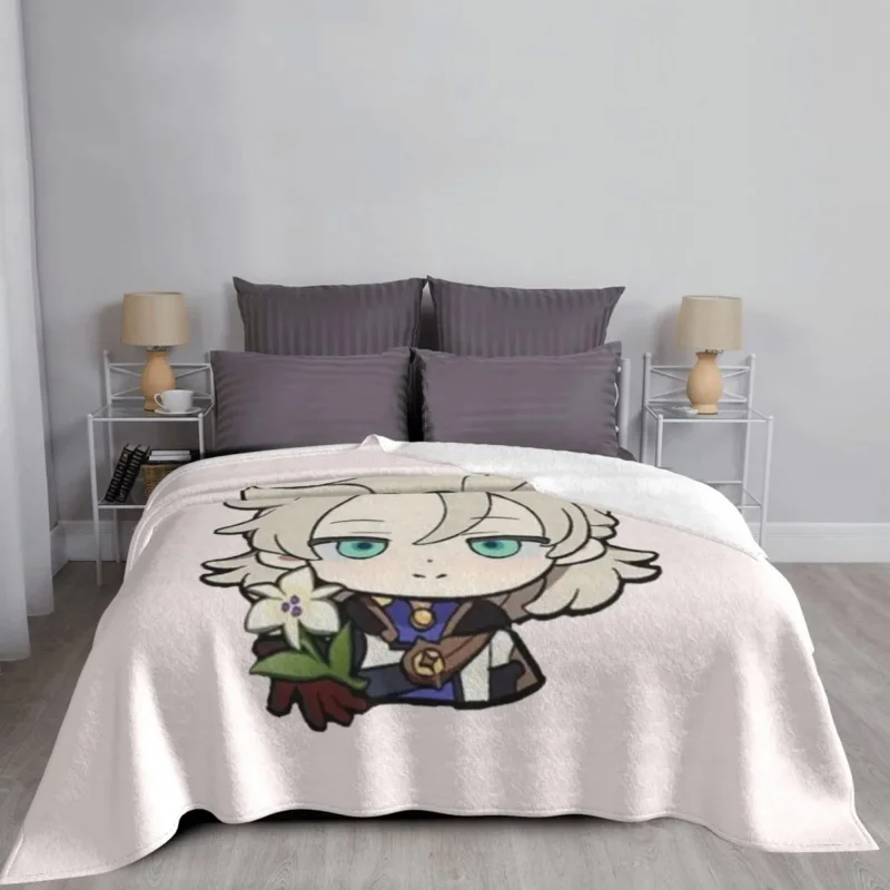 Smug Albedo Genshin Impact Blankets Flannel Printed Multifunction Warm Throw Blanket for Bed Car Plush Thin Quilt
Smug Albedo Genshin Impact Blankets Flannel Printed Multifunction Warm Throw Blanket for Bed Car Plush Thin Quilt