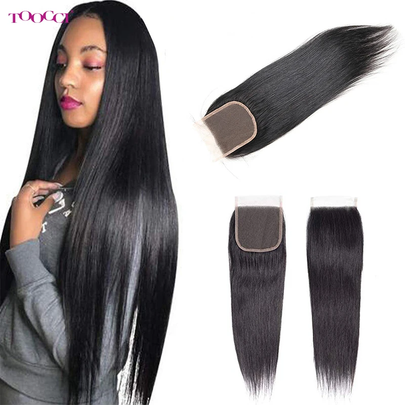 Toocci 4x4 Straight Human Hair Lace Frontal Closure Brazilian Hair Free Part Lace Frontal Closure for Women Deep Wave PrePlucked
Toocci 4x4 Straight Human Hair Lace Frontal Closure Brazilian Hair Free Part Lace Frontal Closure for Women Deep Wave PrePlucked