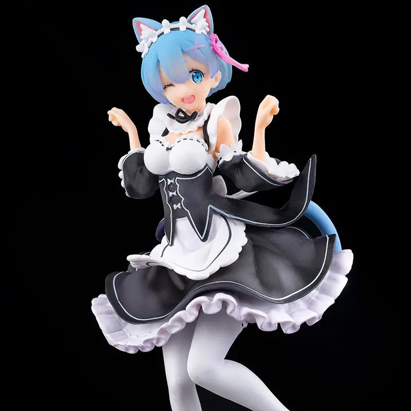 Anime 24cm Re:Life In A Different World From Zero Ram Rem Cat Ear Servant Suit Version Figure Doll PVC Collection Model Toys
Anime 24cm Re:Life In A Different World From Zero Ram Rem Cat Ear Servant Suit Version Figure Doll PVC Collection Model Toys