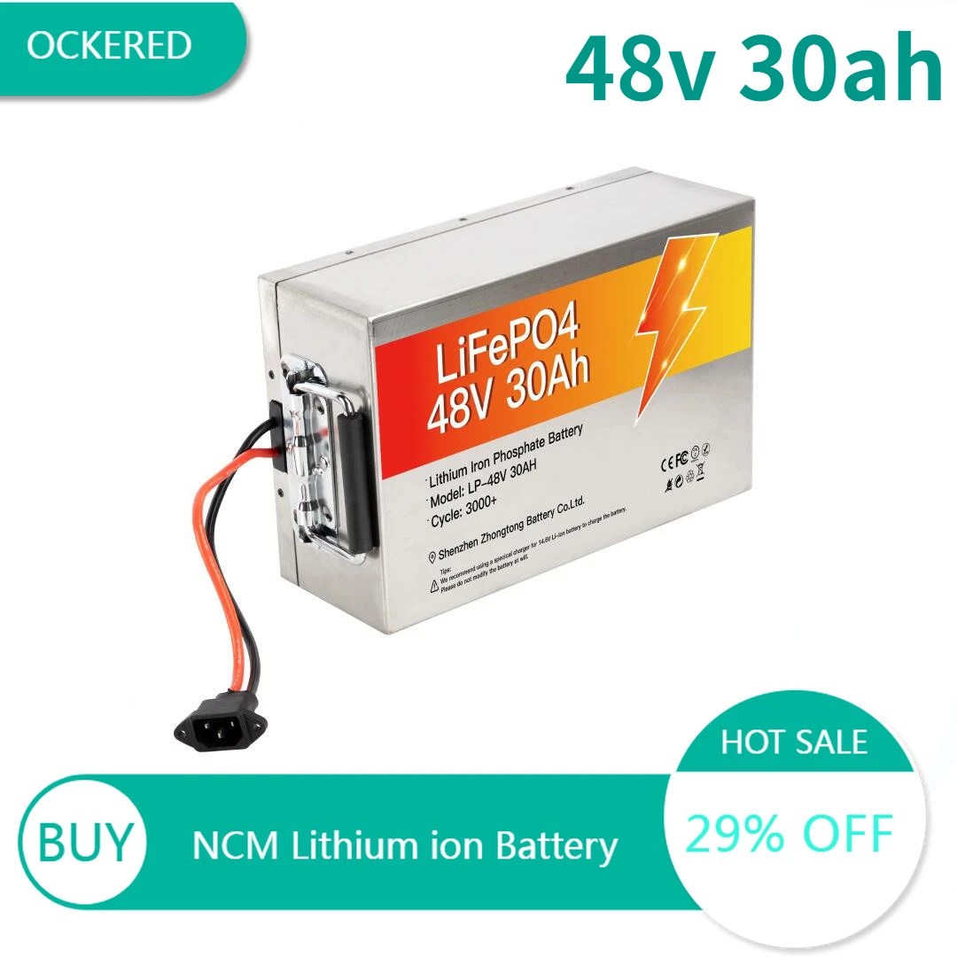 High Quality 48V 30Ah Lithium Ion Battery Pack 48v Rechargeable Batteries for Inverter Boat Motor RV Electric Car Tax Free
High Quality 48V 30Ah Lithium Ion Battery Pack 48v Rechargeable Batteries for Inverter Boat Motor RV Electric Car Tax Free
