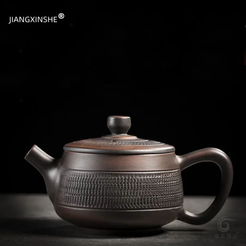 

Kung Handmade Ceramic Sets Kettle Purple Small Jianshui Maker Teapot Fu Set Teapot Tea Pottery Tea Teapot Tea Pot Teawater