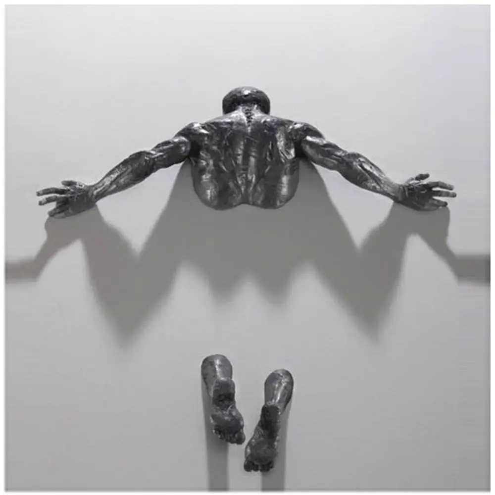 3D Through Wall Climbing Man Statue Simplicity Bedroom Ornament Resin Abstract Character Wall Decor Imitation Sculpture Wall Art
3D Through Wall Climbing Man Statue Simplicity Bedroom Ornament Resin Abstract Character Wall Decor Imitation Sculpture Wall Art