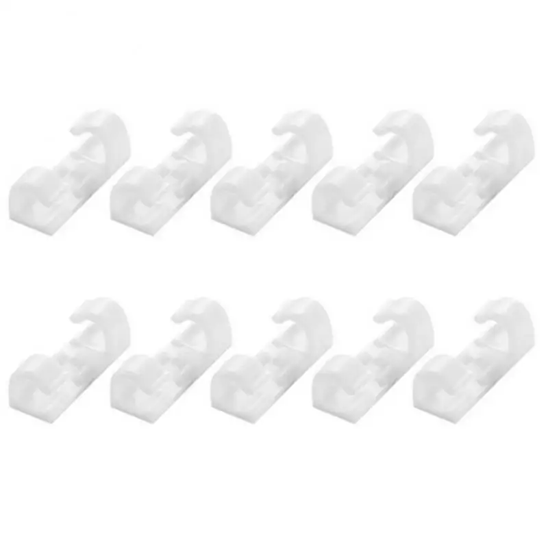 Self-adhesive Cable Management 20pcs Tidy Fixed Clamp Cord Holder Desktop Data Line Bobbin Winder Home Accessories Tools
Self-adhesive Cable Management 20pcs Tidy Fixed Clamp Cord Holder Desktop Data Line Bobbin Winder Home Accessories Tools