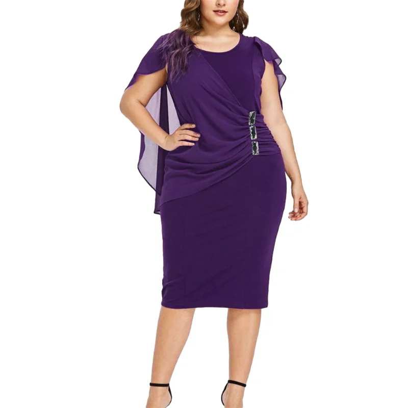 Summer Dresses Women Solid Color O Neck Sleeveless Chiffon Asymmetrical Tippet Over Size Dress Asymmetrical Tippet Women Dress
Summer Dresses Women Solid Color O Neck Sleeveless Chiffon Asymmetrical Tippet Over Size Dress Asymmetrical Tippet Women Dress