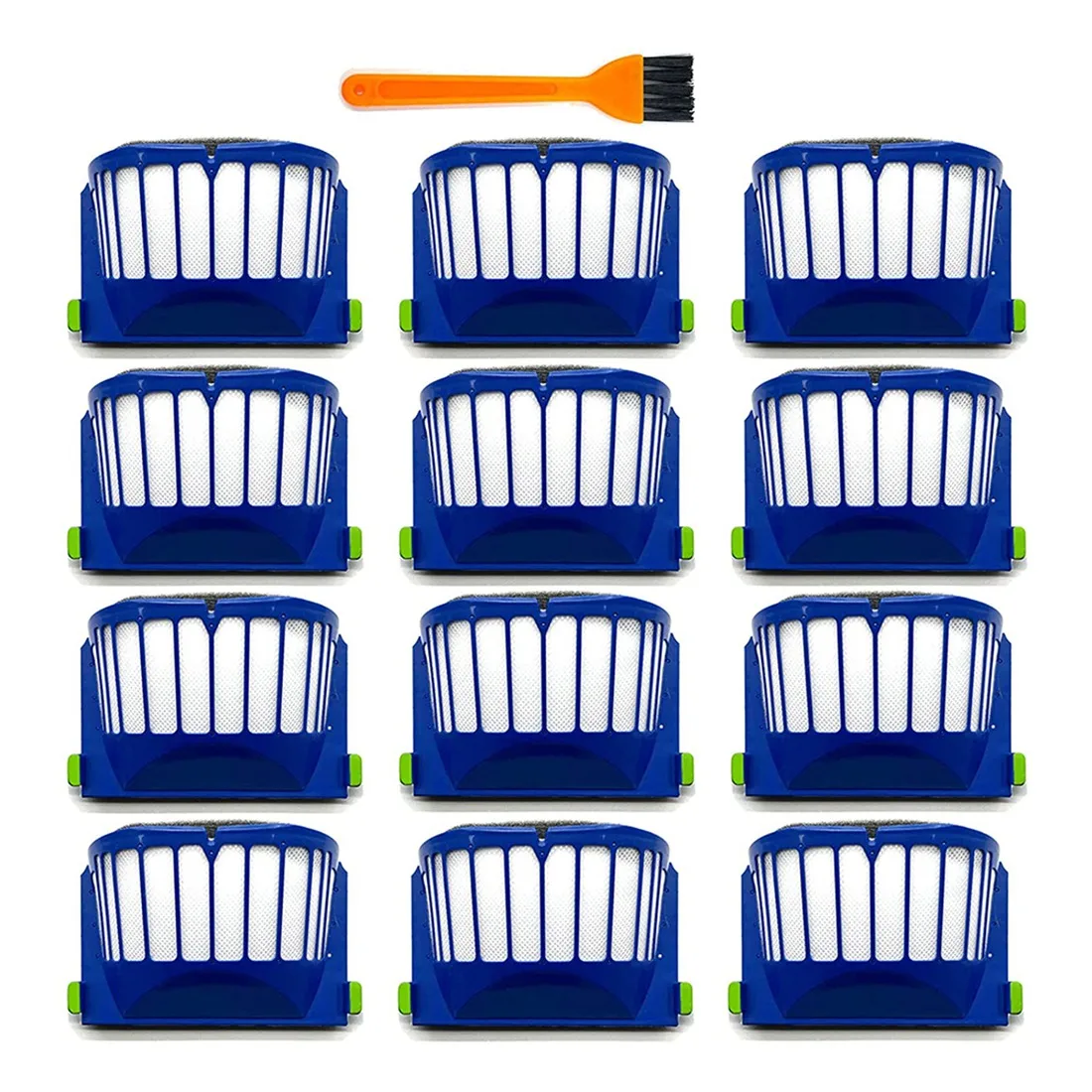 12-Piece Replacement Filter Parts Kit for IRobot Roomba 500 600 Series 536 550 614 620 630 650 655 660 665 671 680 690
12-Piece Replacement Filter Parts Kit for IRobot Roomba 500 600 Series 536 550 614 620 630 650 655 660 665 671 680 690