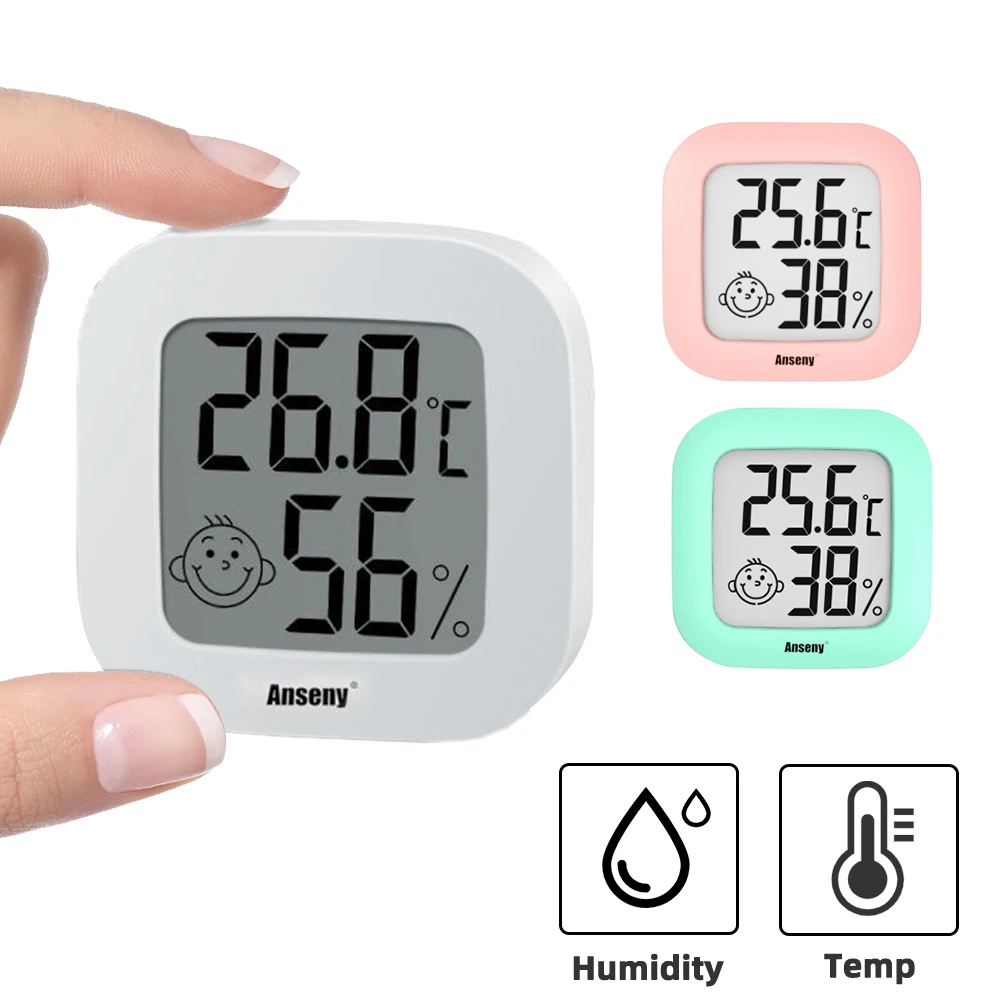 Mini LCD Digital Thermometer Hygrometer Indoor Outdoor Temperature Home Hygrometer Gauge Sensor Temperature Humidity Meter Tool
Mini LCD Digital Thermometer Hygrometer Indoor Outdoor Temperature Home Hygrometer Gauge Sensor Temperature Humidity Meter Tool