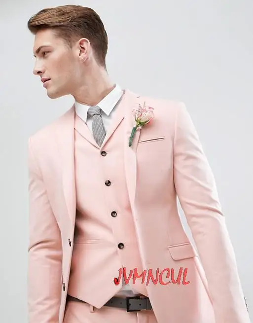 Latest Design Pink Wedding Men Suit Groom Tuxedos Bridegroom Slim Fit Blazer (Jacket+Pant+Vest)
Latest Design Pink Wedding Men Suit Groom Tuxedos Bridegroom Slim Fit Blazer (Jacket+Pant+Vest)