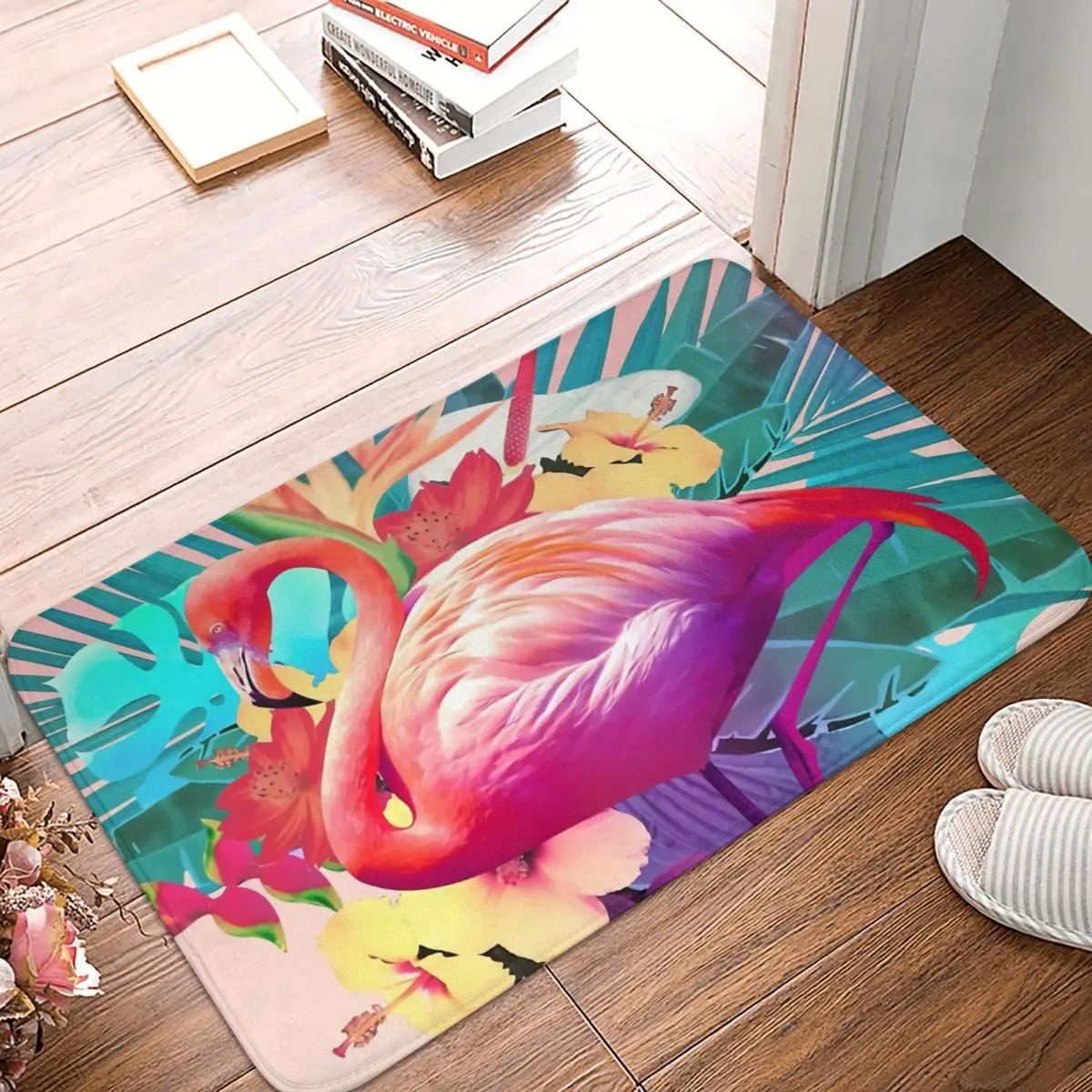 Bedroom Mat Tropical Flamingo Doormat Flannel Carpet Entrance Door Rug Home Decor
Bedroom Mat Tropical Flamingo Doormat Flannel Carpet Entrance Door Rug Home Decor
