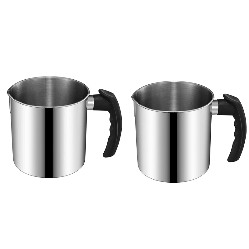 

Hot XD-2X Candle Making Pouring Pot, 44 Oz Double Boiler Wax Melting Pot, Candle Making Pitcher, Heat-Resistant Handle