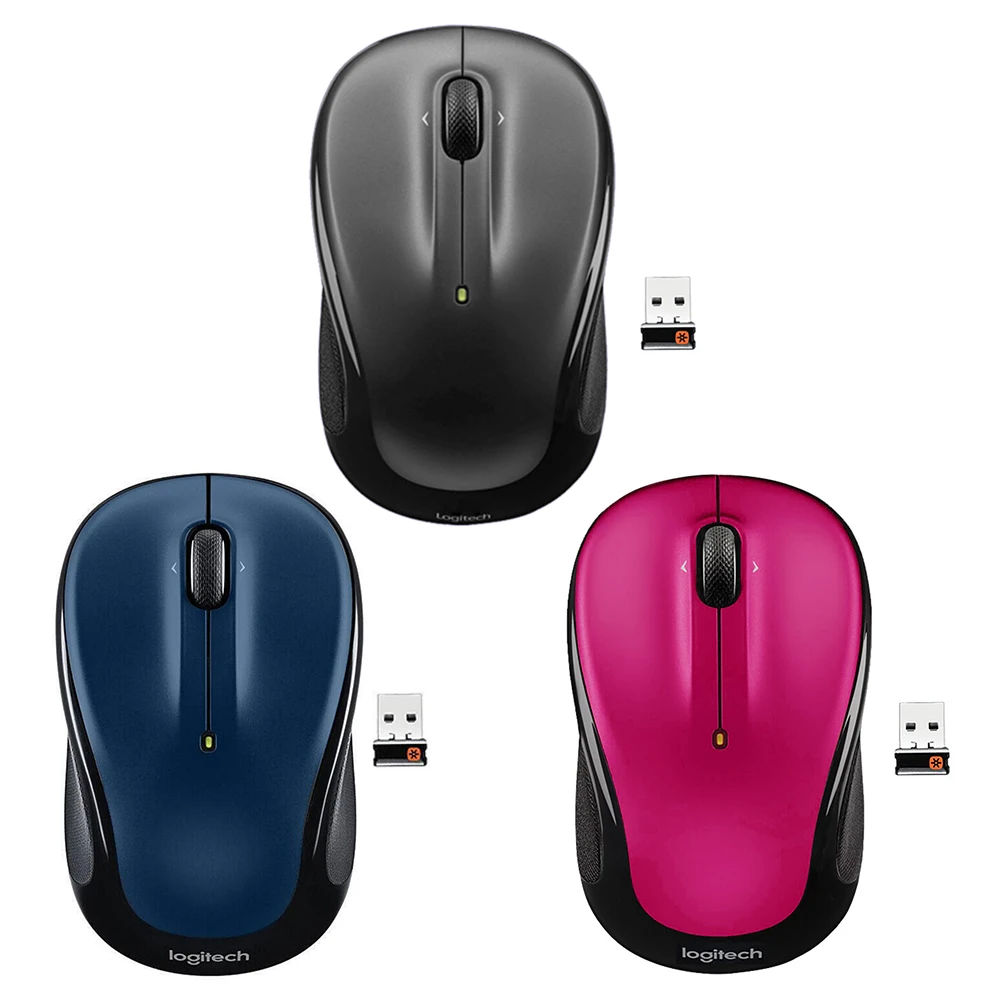 Мышь Logitech M325 Беспроводная с 3 кнопками 1000DPI 2 4 ГГц | Компьютеры и офис