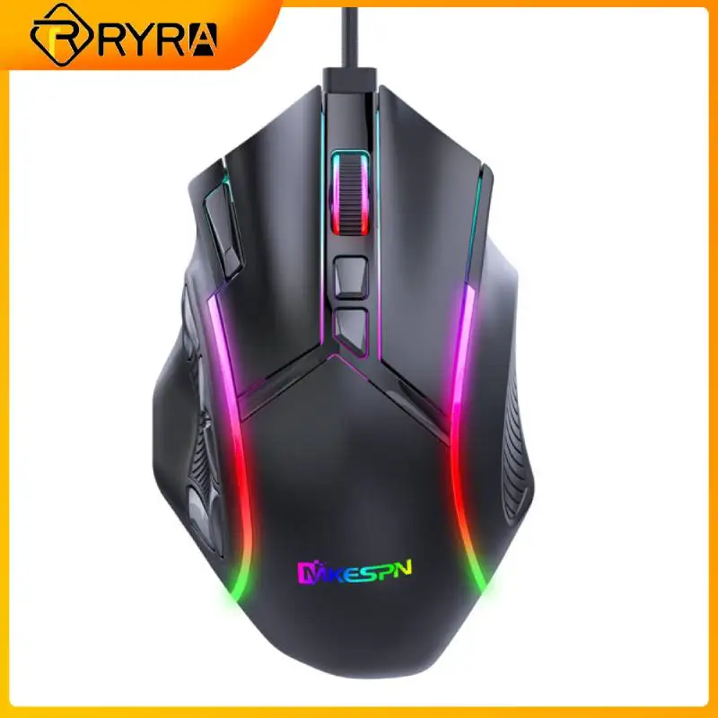 Мышь Компьютерная RYRA игровая Проводная Бесшумная, 12000 DPI, 12 Светодиодный пок
Мышь Компьютерная RYRA игровая Проводная Бесшумная, 12000 DPI, 12 Светодиодный пок