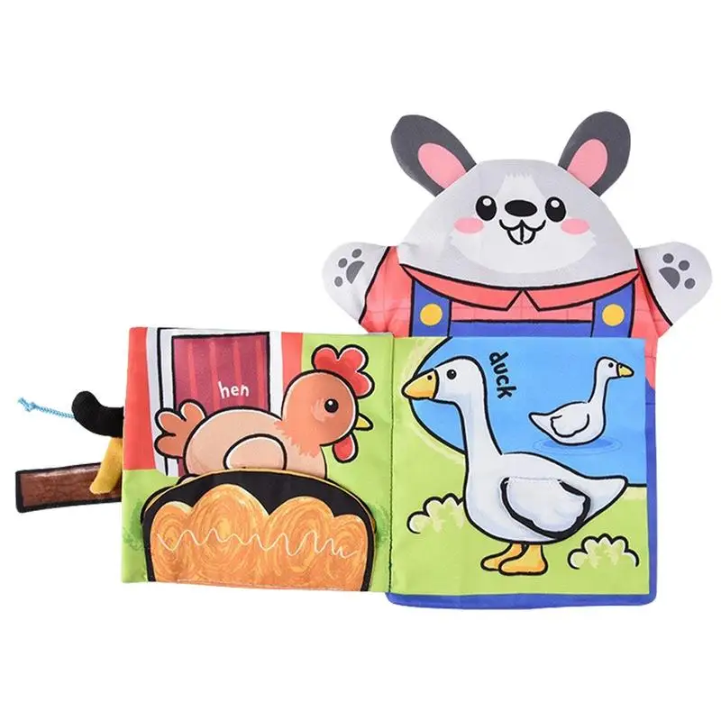 Farm Animal Fabric Cloth Book Hand Puppet Soft Activity Crinkle Book Toys For Early Education 2 In 1 Touch And Feel Cloth Book
Farm Animal Fabric Cloth Book Hand Puppet Soft Activity Crinkle Book Toys For Early Education 2 In 1 Touch And Feel Cloth Book