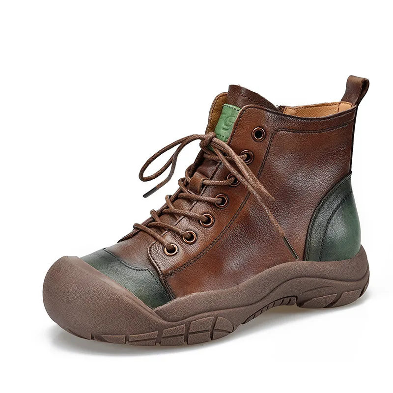 YourSeason Ladies Platform Vintage Boots Mixed Colors Genuine Leather 2022 Women Spring Winter Concise Zip Round Toe Shoes
YourSeason Ladies Platform Vintage Boots Mixed Colors Genuine Leather 2022 Women Spring Winter Concise Zip Round Toe Shoes