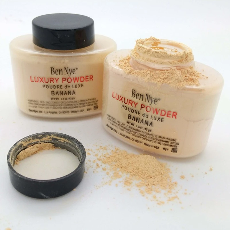 

Banana Powder Smooth Loose Oil control Face Powder Makeup Concealer Mineral Finish Powder Transparent Foundation Korea Cosmetics