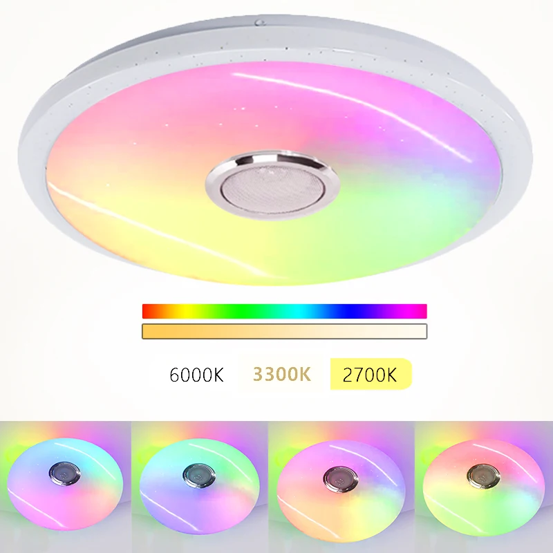 36W WiFi Nordic Smart LED Light Ceiling Lamp RGB+Dimmable APP Bluetooth Living Room Music Home Chandelier With Remote Controller
36W WiFi Nordic Smart LED Light Ceiling Lamp RGB+Dimmable APP Bluetooth Living Room Music Home Chandelier With Remote Controller