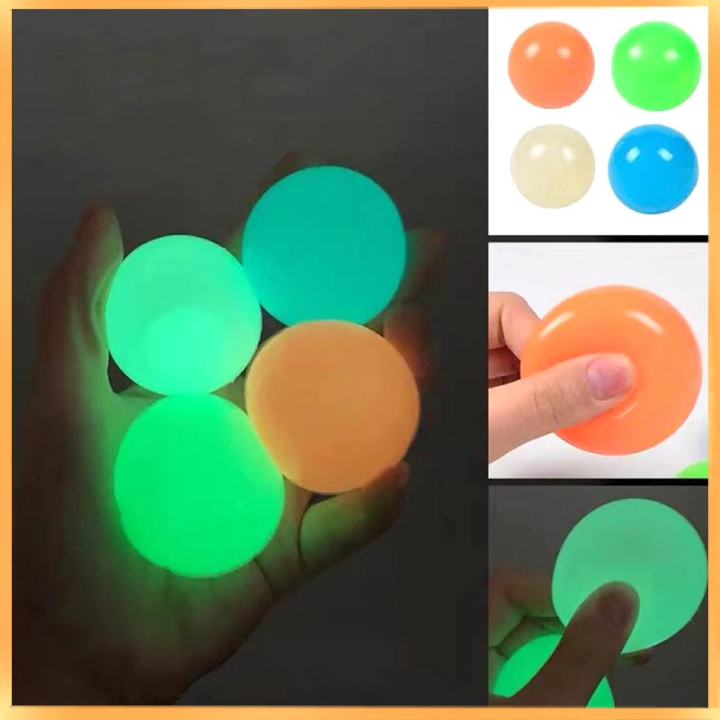 Glowing Globble Ceiling Wall 6pcs/lot Stressball Sticky Balls 4.5cm Luminous Balls High Bounce Glowing Anitstress Ball
Glowing Globble Ceiling Wall 6pcs/lot Stressball Sticky Balls 4.5cm Luminous Balls High Bounce Glowing Anitstress Ball