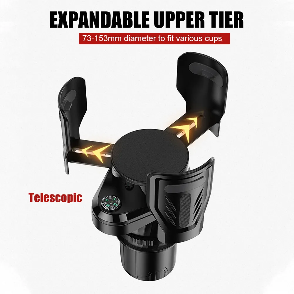Universal Car Cup Holder Expander with Adjustable Base Multifunctional 2-Tier Cup Holder Adapter Organizer Kit for Cups Bottles
Universal Car Cup Holder Expander with Adjustable Base Multifunctional 2-Tier Cup Holder Adapter Organizer Kit for Cups Bottles