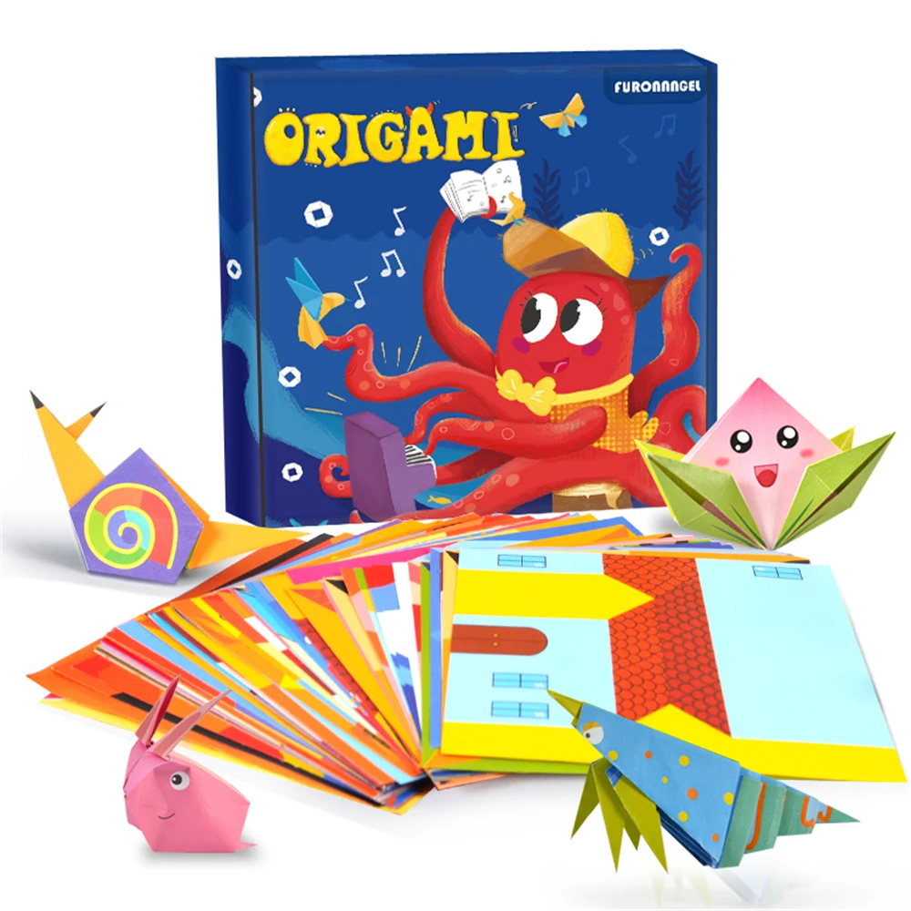 108 Pages Montessori Toy 3D Cartoon Origami Paper DIY Children Handmade Toys Handmade Paper Art Learning Educational Toys
108 Pages Montessori Toy 3D Cartoon Origami Paper DIY Children Handmade Toys Handmade Paper Art Learning Educational Toys