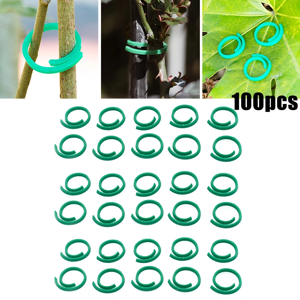 100PCS Plastic Garden Plant Ring Tie Clips Plant Support Ties Flower Climbing Plants Supports Greenhouse Garden Supplies
100PCS Plastic Garden Plant Ring Tie Clips Plant Support Ties Flower Climbing Plants Supports Greenhouse Garden Supplies