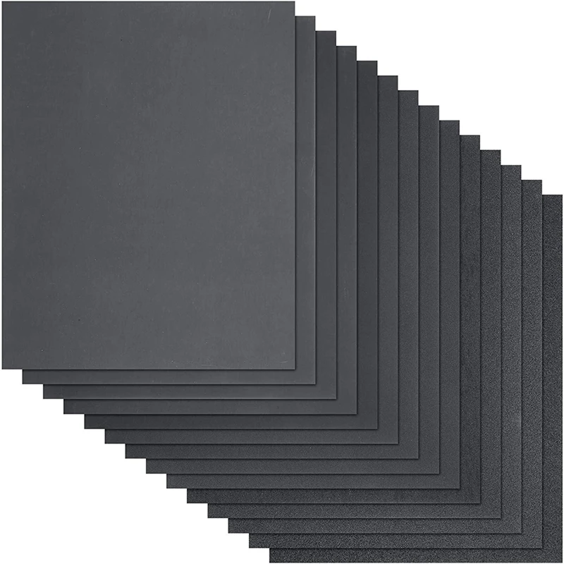56 Piece Sandpaper 60 to 2000 Assorted Grit Dry Wet Abrasive Sandpaper for Metal Sanding Furniture Automotive Polishing
56 Piece Sandpaper 60 to 2000 Assorted Grit Dry Wet Abrasive Sandpaper for Metal Sanding Furniture Automotive Polishing