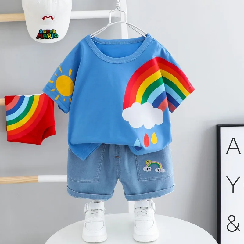 Baby Clothes for Girls Boys Clothing Summer Short-sleeved Suit 2 Children 1-4 Years Old Kids' Cotton Boy Summer Two-piece Suits
Baby Clothes for Girls Boys Clothing Summer Short-sleeved Suit 2 Children 1-4 Years Old Kids' Cotton Boy Summer Two-piece Suits