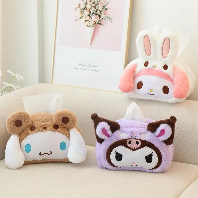 Мультяшный аниме Sanrio Lovely Melody Kuromi Cinnamoroll косметичка для девушек многофункциональная салфетка для хранения
Мультяшный аниме Sanrio Lovely Melody Kuromi Cinnamoroll косметичка для девушек многофункциональная салфетка для хранения