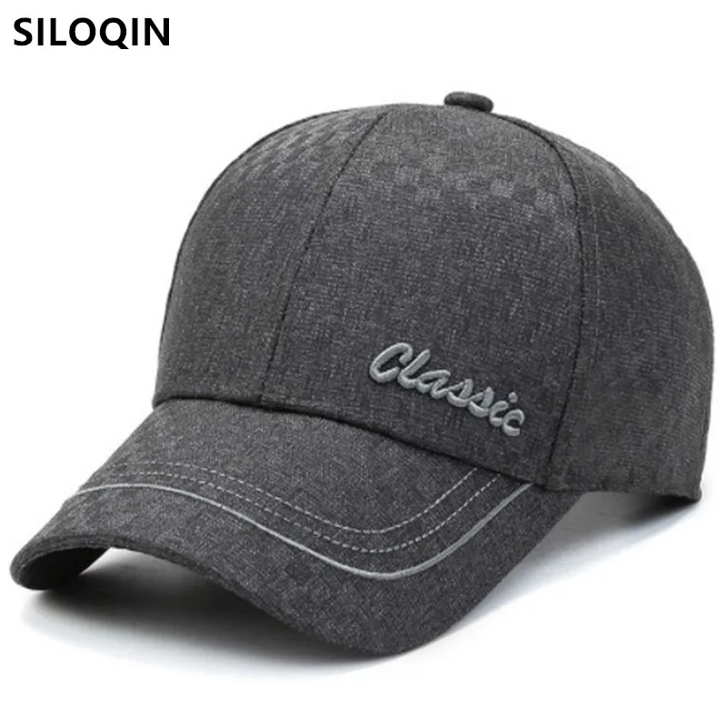 SILOQIN Adjustable Size Men's Cotton Letter Embroidery Baseball Caps Snapback Hat New Spring Autumn Male Bone Casual Sports Cap
SILOQIN Adjustable Size Men's Cotton Letter Embroidery Baseball Caps Snapback Hat New Spring Autumn Male Bone Casual Sports Cap