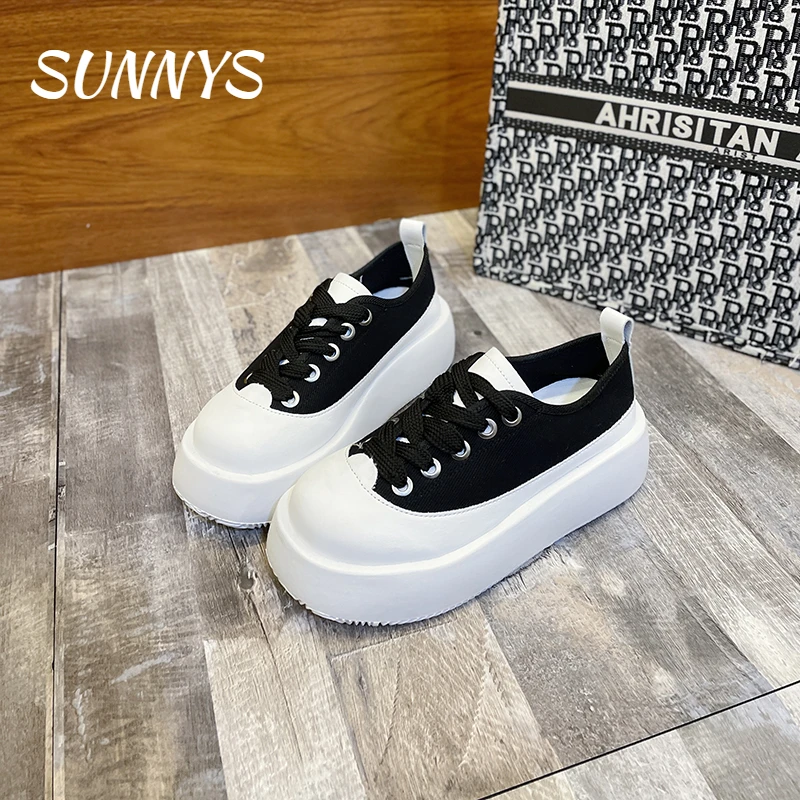 SUNNYS Girl Canvas Shoes Woman 2022 Thick Bottom Platform Sneakers for Women Non Slip Lace Up Casual Shoes Female Footwear Green
SUNNYS Girl Canvas Shoes Woman 2022 Thick Bottom Platform Sneakers for Women Non Slip Lace Up Casual Shoes Female Footwear Green
