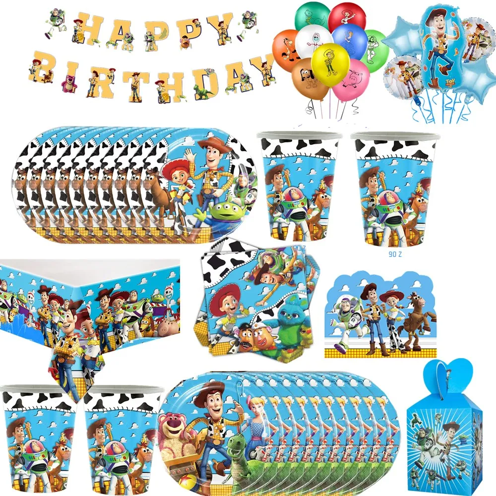 Toy Story Theme Party Decoration Disposable Tableware Paper Cups Plats Napkins Balloons Baby Shower Kids Birthday Party Supplies
Toy Story Theme Party Decoration Disposable Tableware Paper Cups Plats Napkins Balloons Baby Shower Kids Birthday Party Supplies