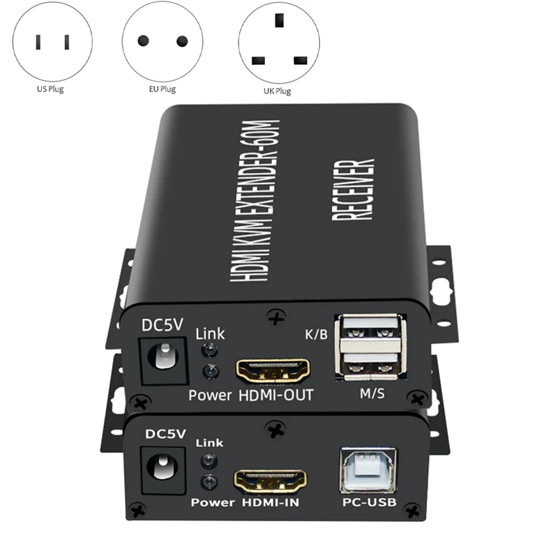 Розничный HDMI-совместимый квм-удлинитель 60 м через Cat5/6 Ethernet-кабель 1080P USB аудио видео конвертер для фотографий
Розничный HDMI-совместимый квм-удлинитель 60 м через Cat5/6 Ethernet-кабель 1080P USB аудио видео конвертер для фотографий