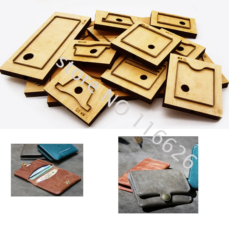 

DIY leather craft cardholder wallet cutting dies knife mold metal hollowed punch tool blade 11x8x2cm