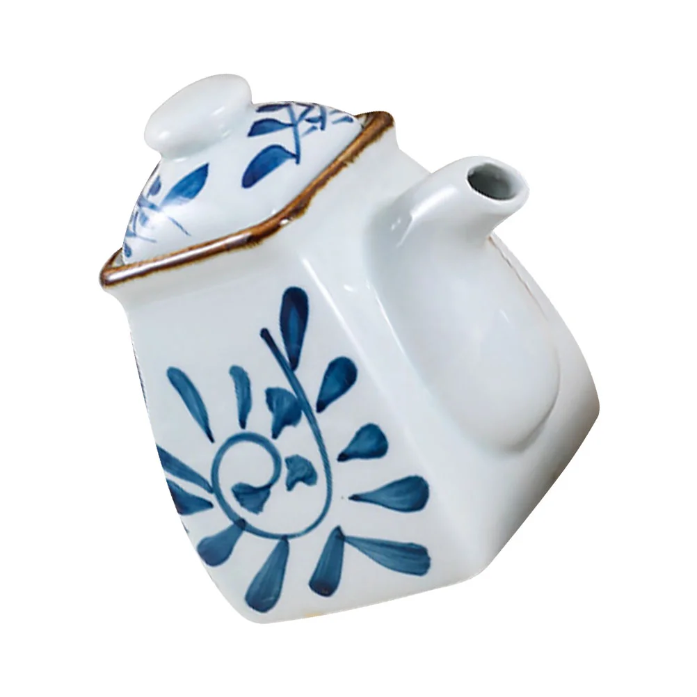 Dispenser Oil Bottle Sauce Ceramic Vinegar Soy Olive Cruet Jar Bottles Japanese Container Condiment Pot Seasoning Shoyu Pourer
Dispenser Oil Bottle Sauce Ceramic Vinegar Soy Olive Cruet Jar Bottles Japanese Container Condiment Pot Seasoning Shoyu Pourer