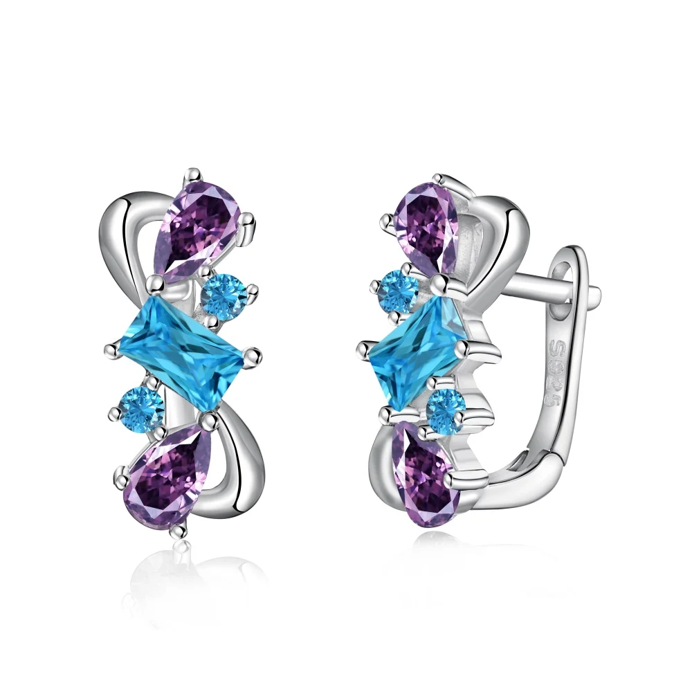 TEQUILA Purple Stitching Earrings Sterling Silver British Buckle Niche Design Fashionable High-end Earrings Christmas Gift
TEQUILA Purple Stitching Earrings Sterling Silver British Buckle Niche Design Fashionable High-end Earrings Christmas Gift
