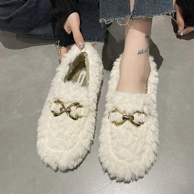 Shoes Woman Flats Modis Casual Female Sneakers Loafers Fur Slip-on Elegant Round Toe Dress Comfortable 2023 New Slip On Winter L
Shoes Woman Flats Modis Casual Female Sneakers Loafers Fur Slip-on Elegant Round Toe Dress Comfortable 2023 New Slip On Winter L